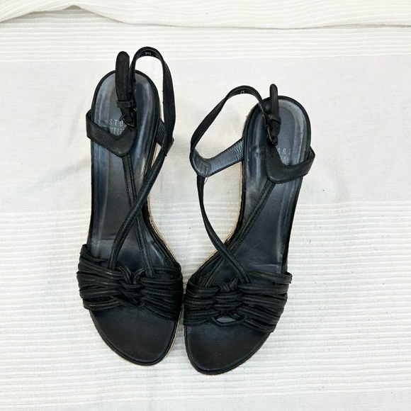 Stuart Weitzman Espadrille Wedge Sandals - Picture 6 of 15